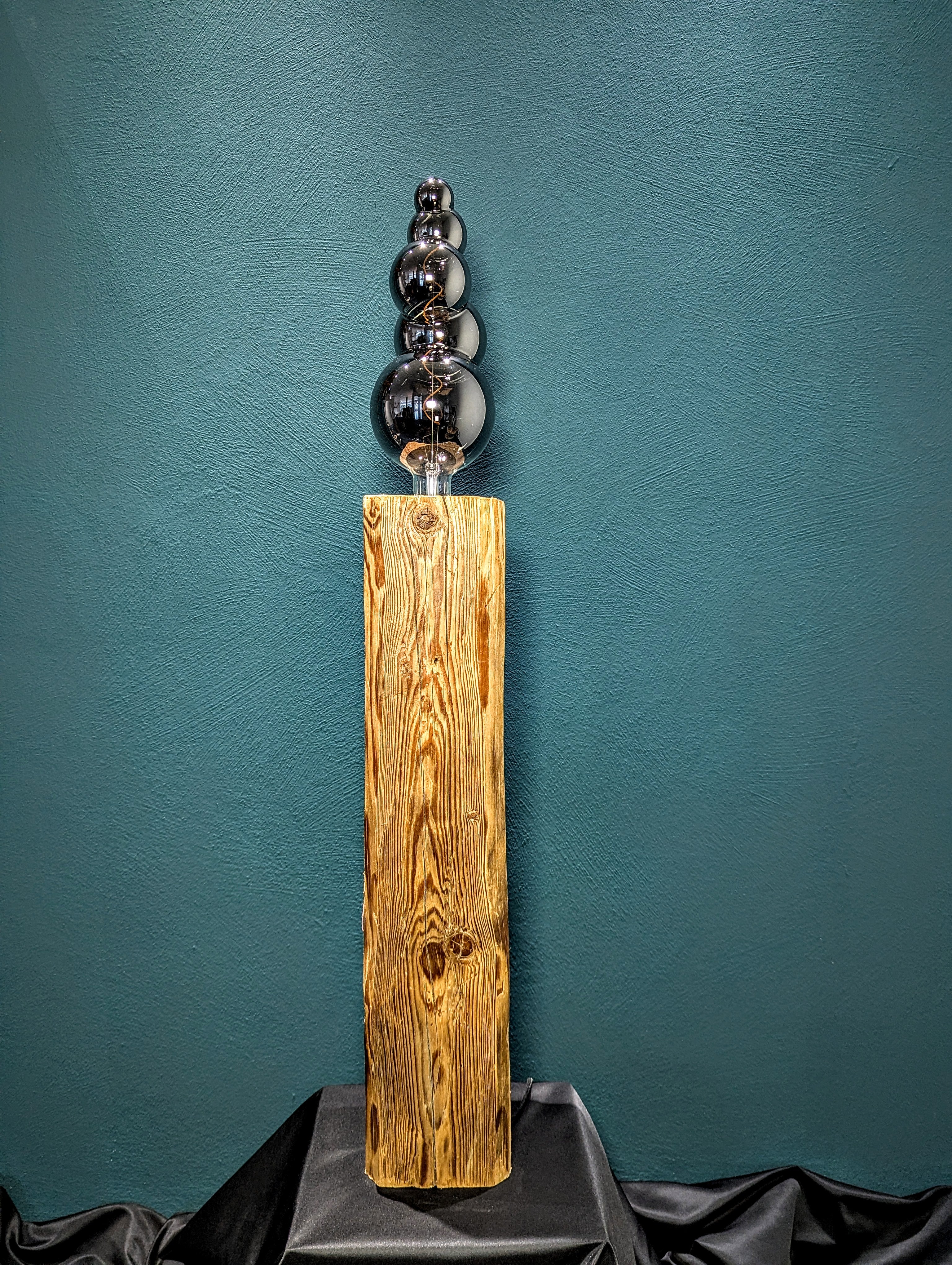 Balken Lampe aus Fichtenholz