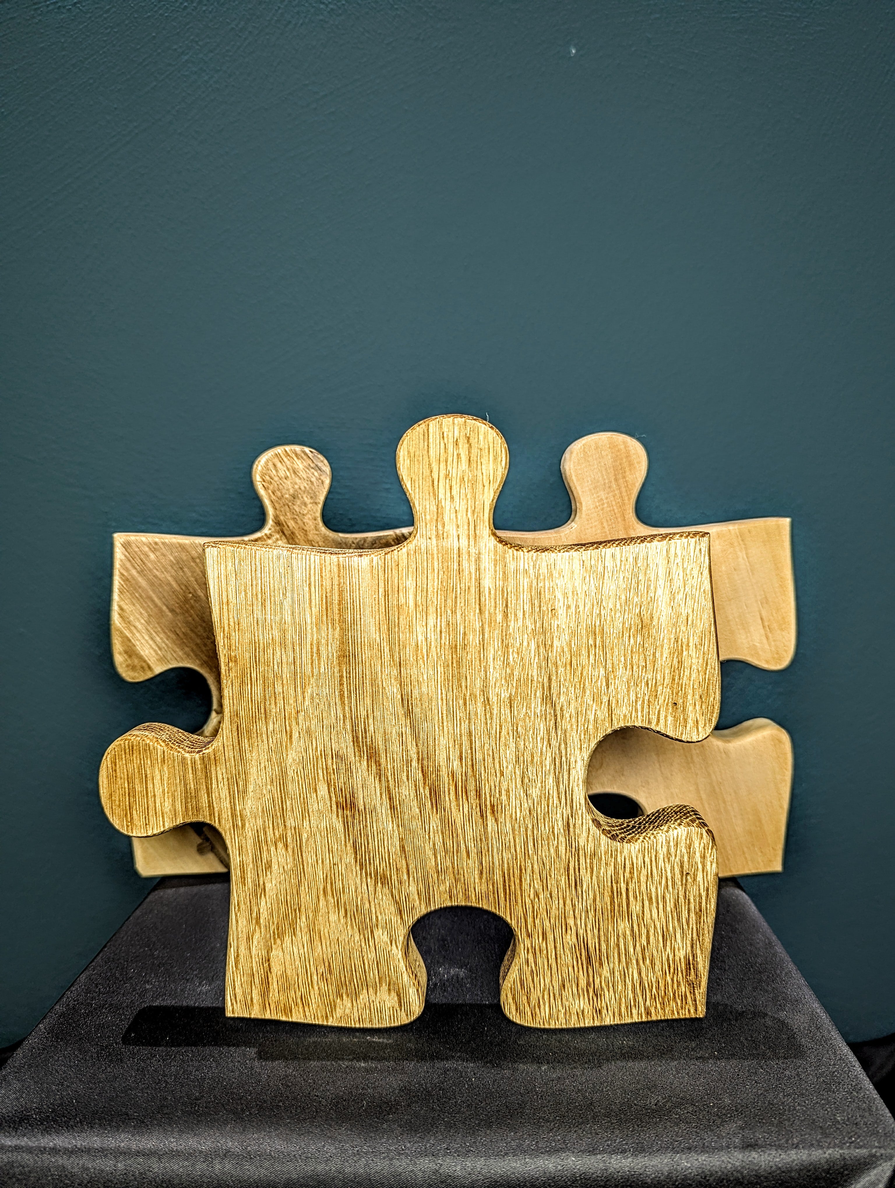 Holzpuzzle aus Eichenholz (XL)