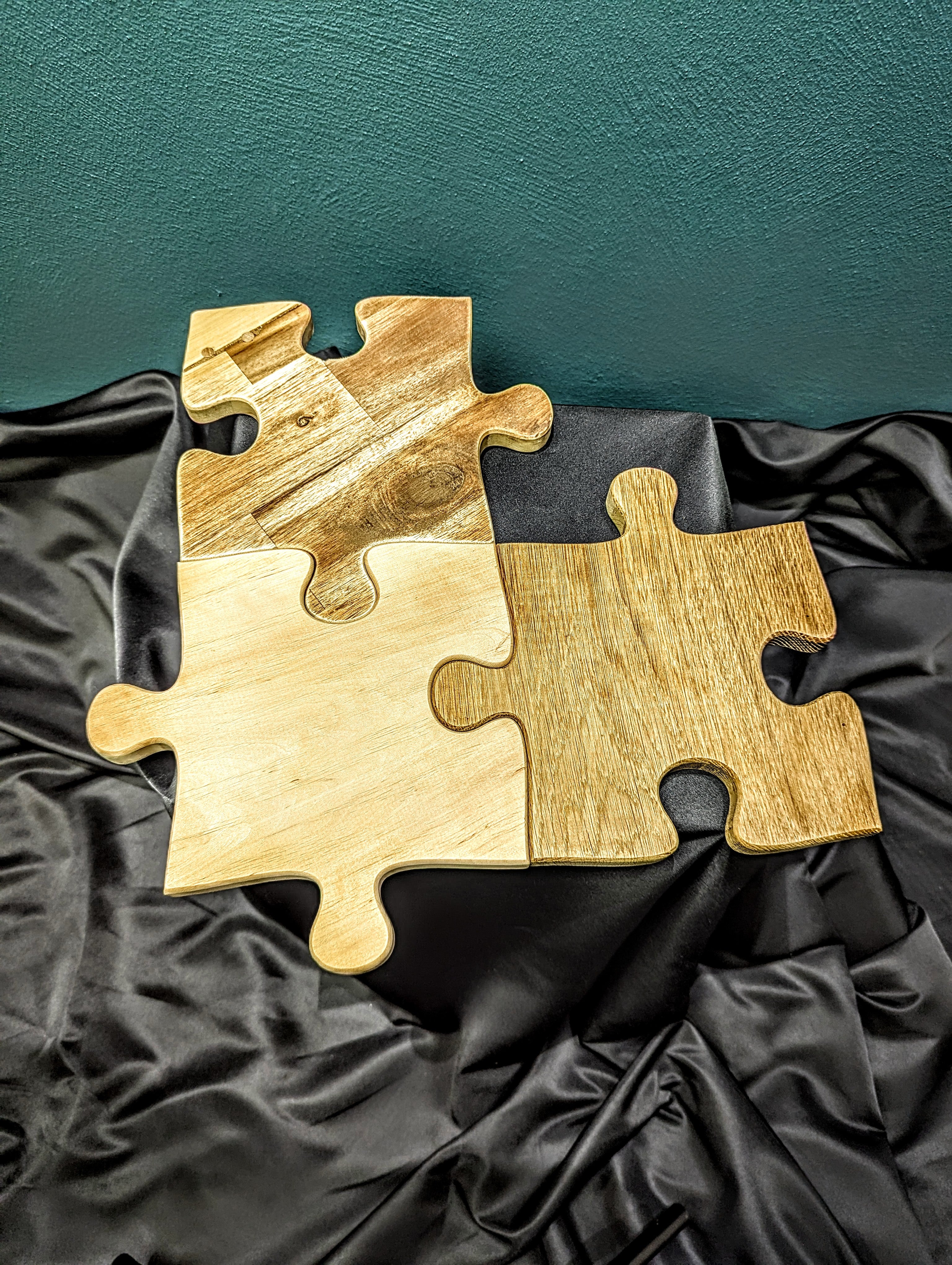 Holzpuzzle aus Erlenholz (XL)