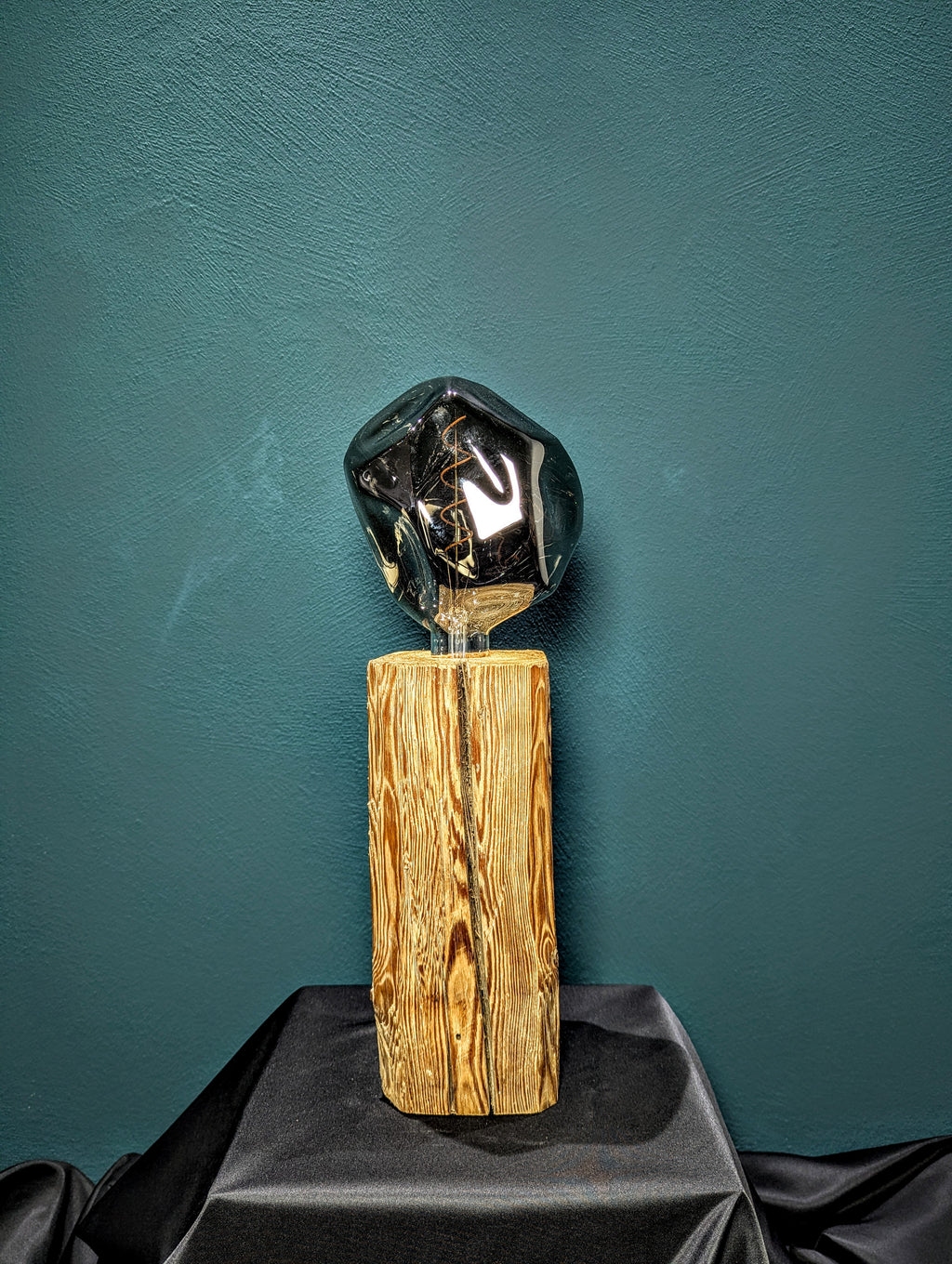 Balken Lampe aus Fichtenholz