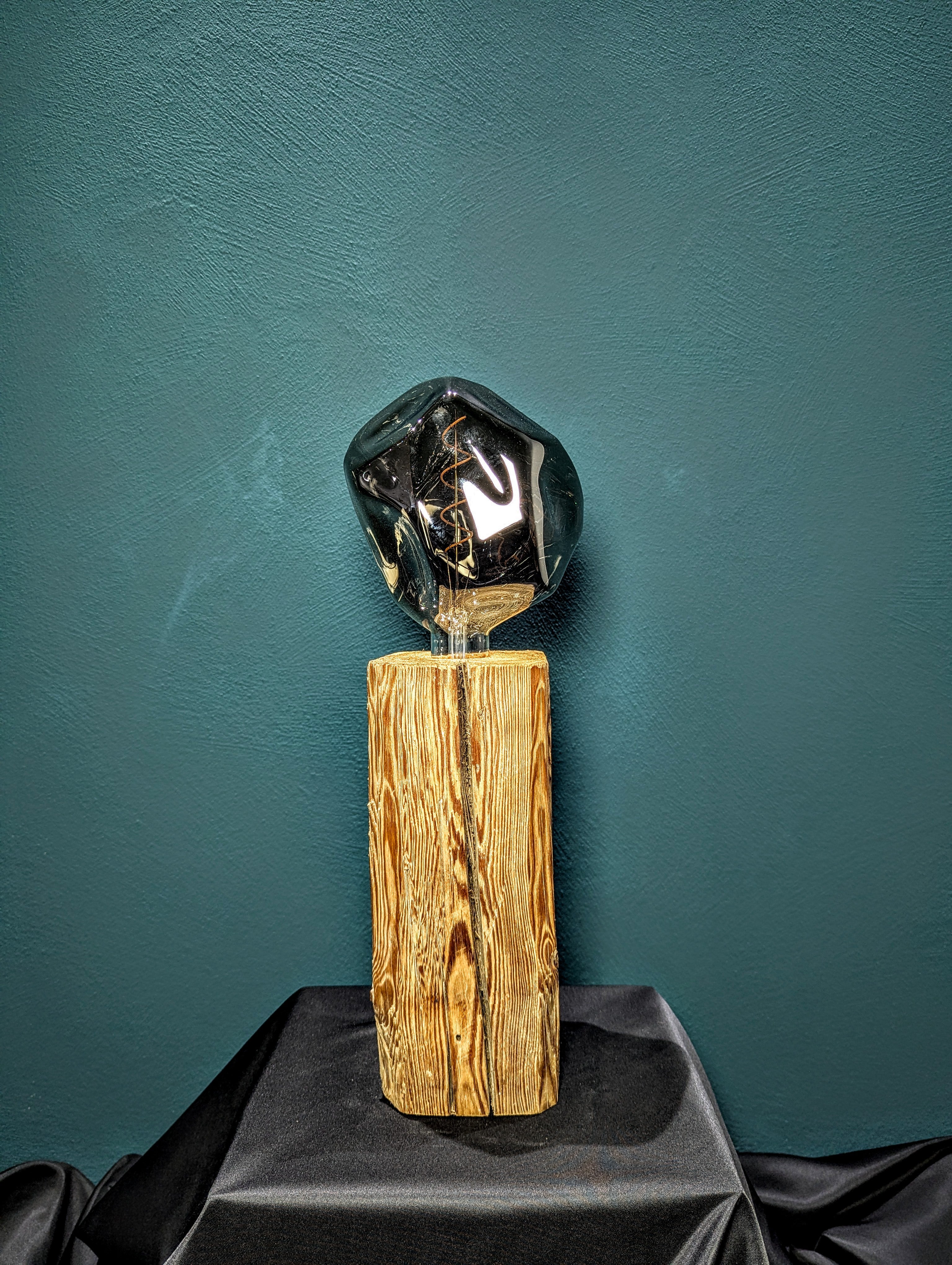 Balken Lampe aus Fichtenholz