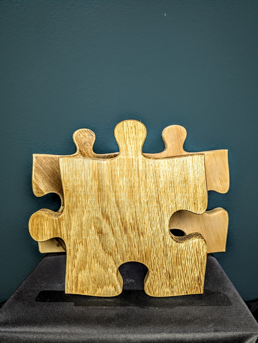 Holzpuzzle aus Eichenholz (XL)